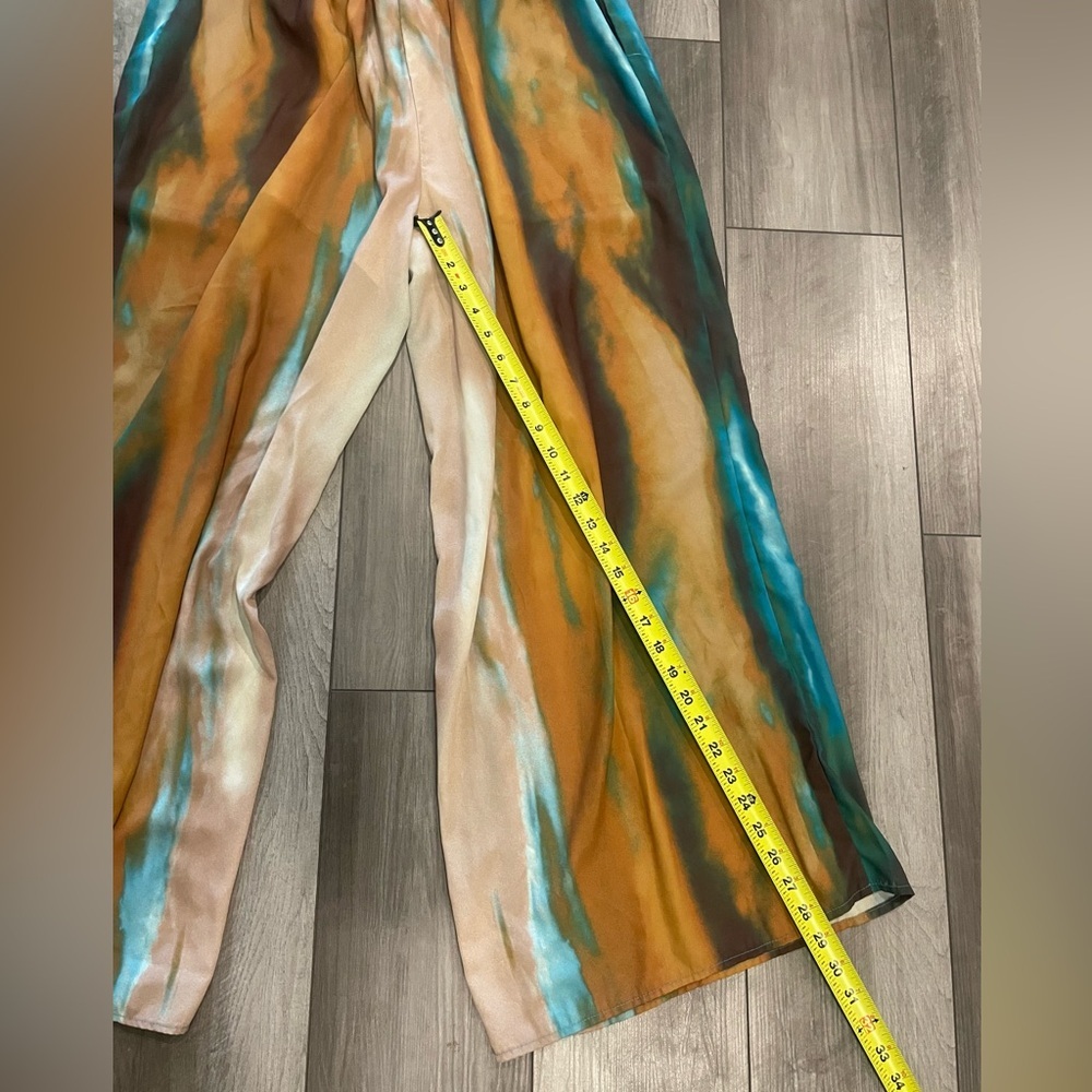 New York & Company Earthy Wide Leg Tie-Dye Pants - Picture 4 of 4